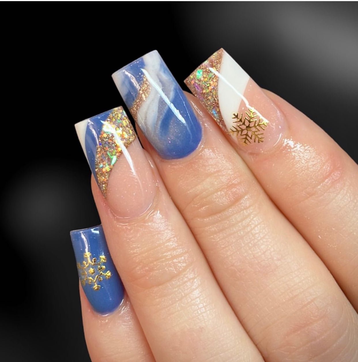 Vintage Blue Acrylic Nail Powder