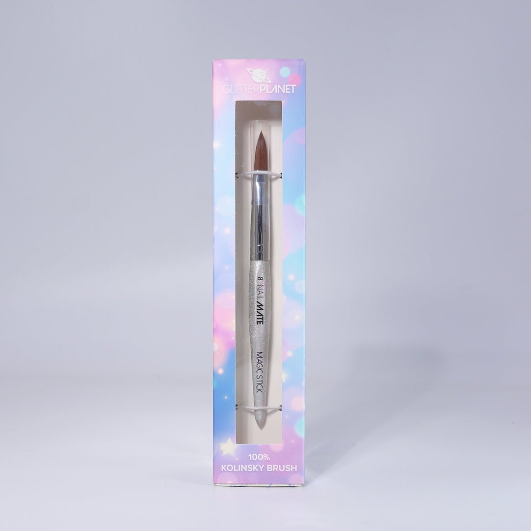 100% Kolinsky Acrylic Nail Brush | Size 8 - Magic Stick