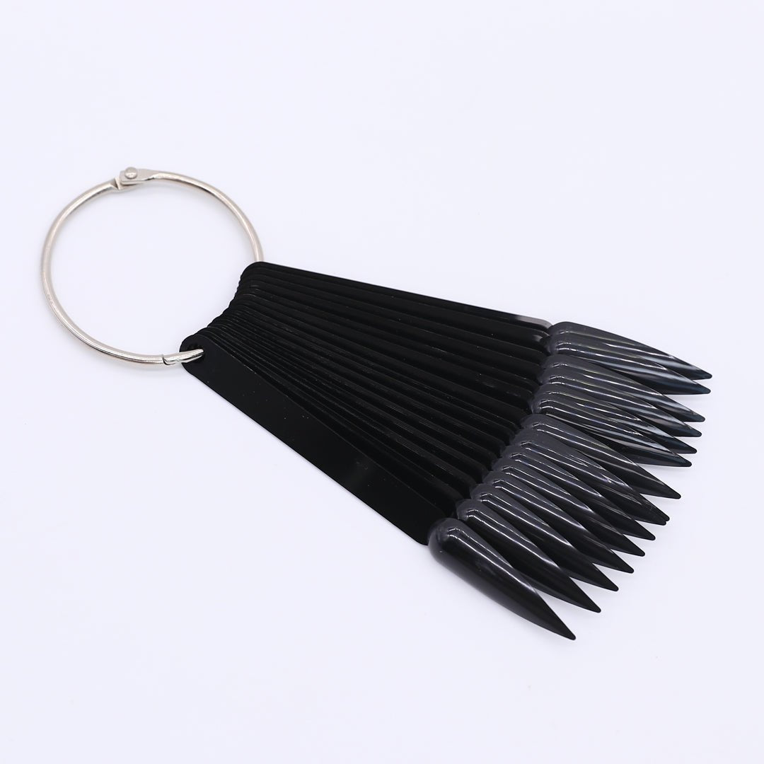 50pcs Black Stiletto Swatch Sticks