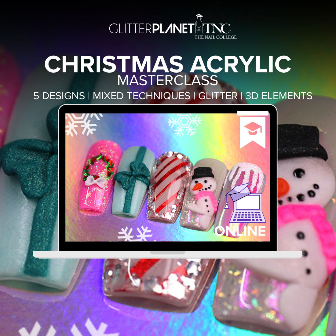 Christmas Acrylic Masterclass
