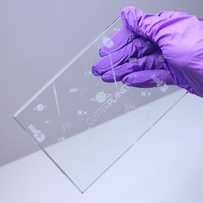 XL Glass Nail Art Palette