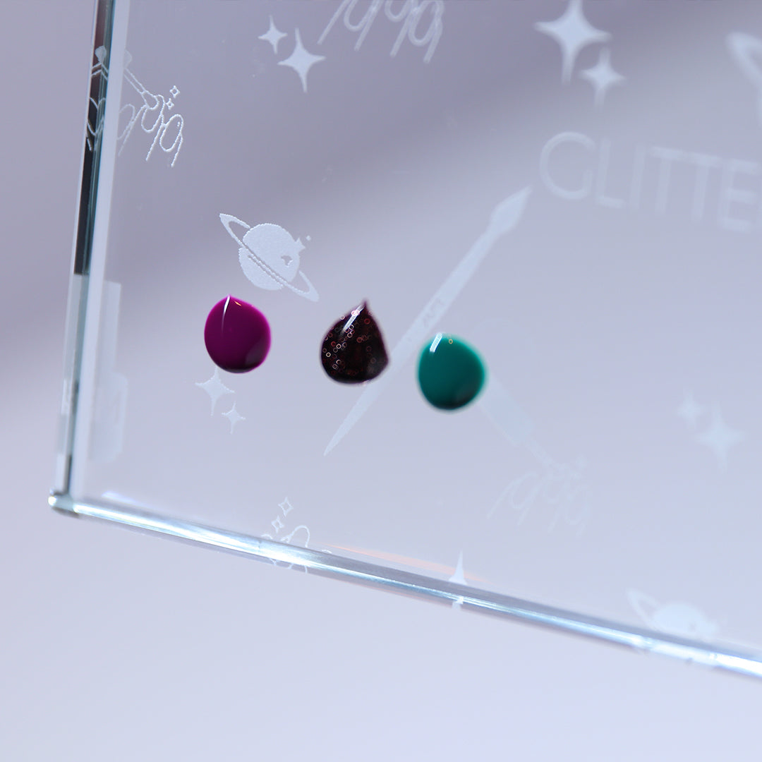 XL Glass Nail Art Palette