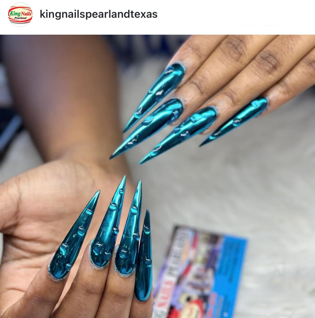 Aqua Turquoise Chrome Powder