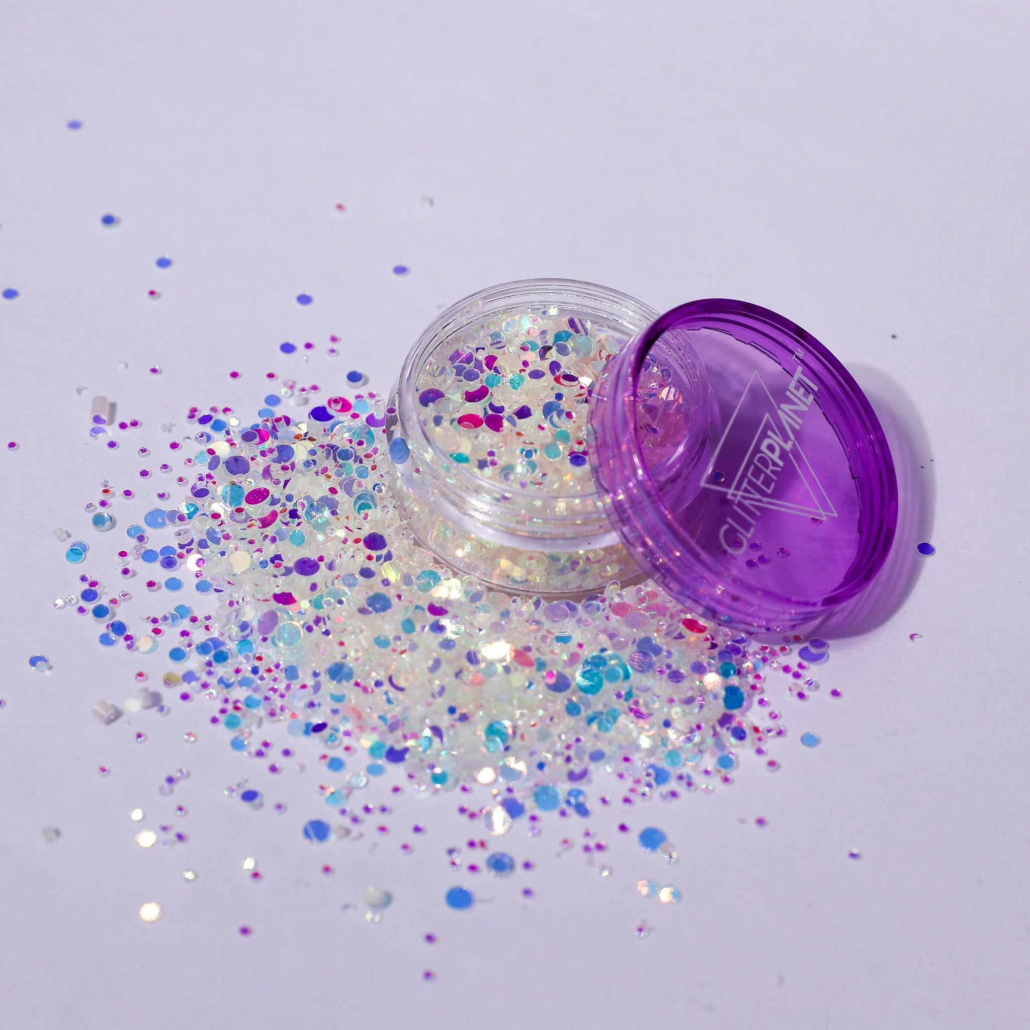 Aurora Dot Iridescent Chunky Nail Glitter 5g