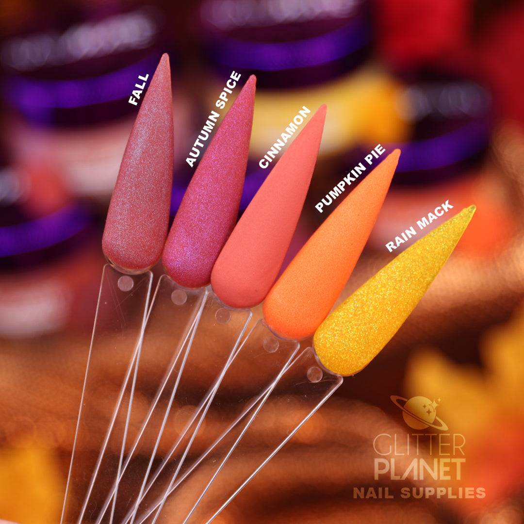 Forest Floor Autumn Colour Acrylic Powder Set 5pcs