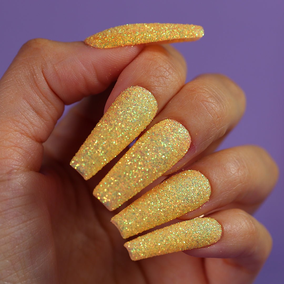 Beaming Yellow Golden Iridescent Fin Nail Glitter 5g