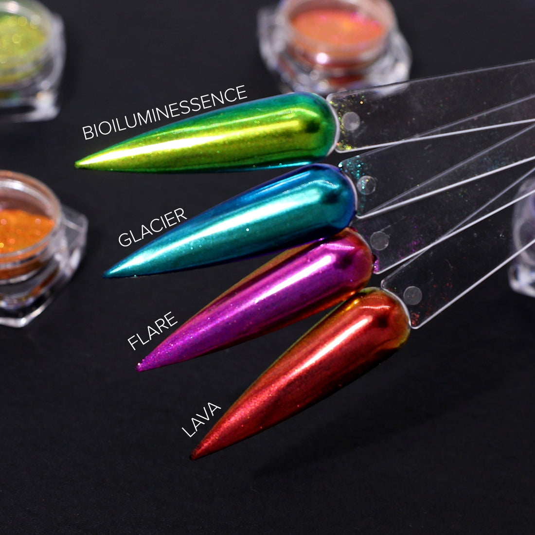 Lava - Chrome Nail pigment powder