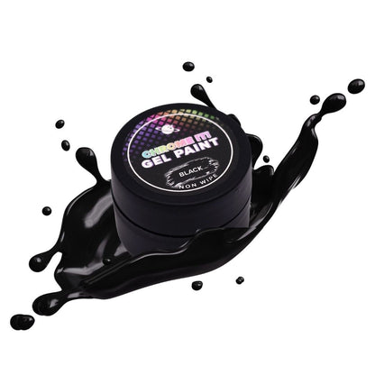Black &amp; White No Wipe Gel Paint 8ml