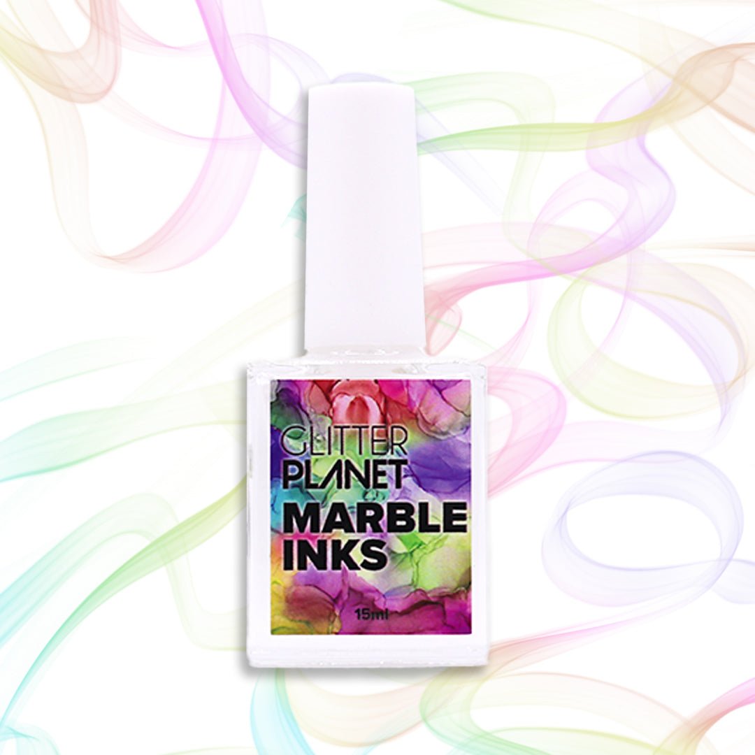 BLEND IT! Glitter Planet Marble Art Ink - Clear Blend