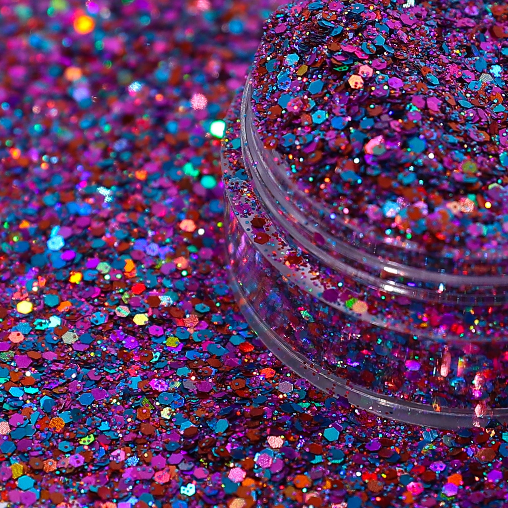 Boss Chick Blue &amp; Purple Nail Glitter 5g