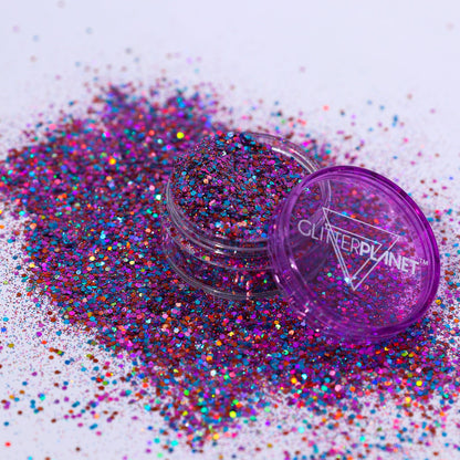 Boss Chick Blue &amp; Purple Nail Glitter 5g