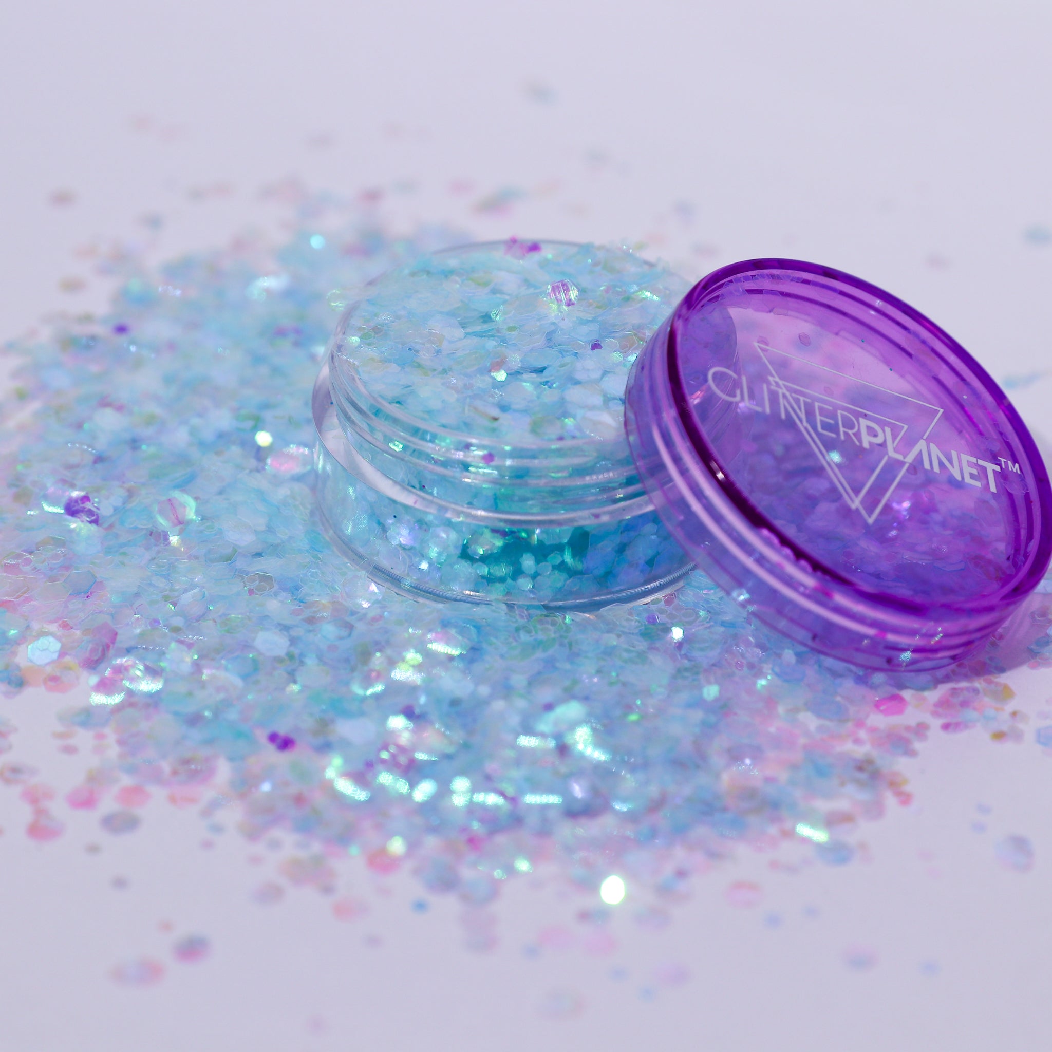 Breeze Pastel Blue iridescent Nail Glitter 5g