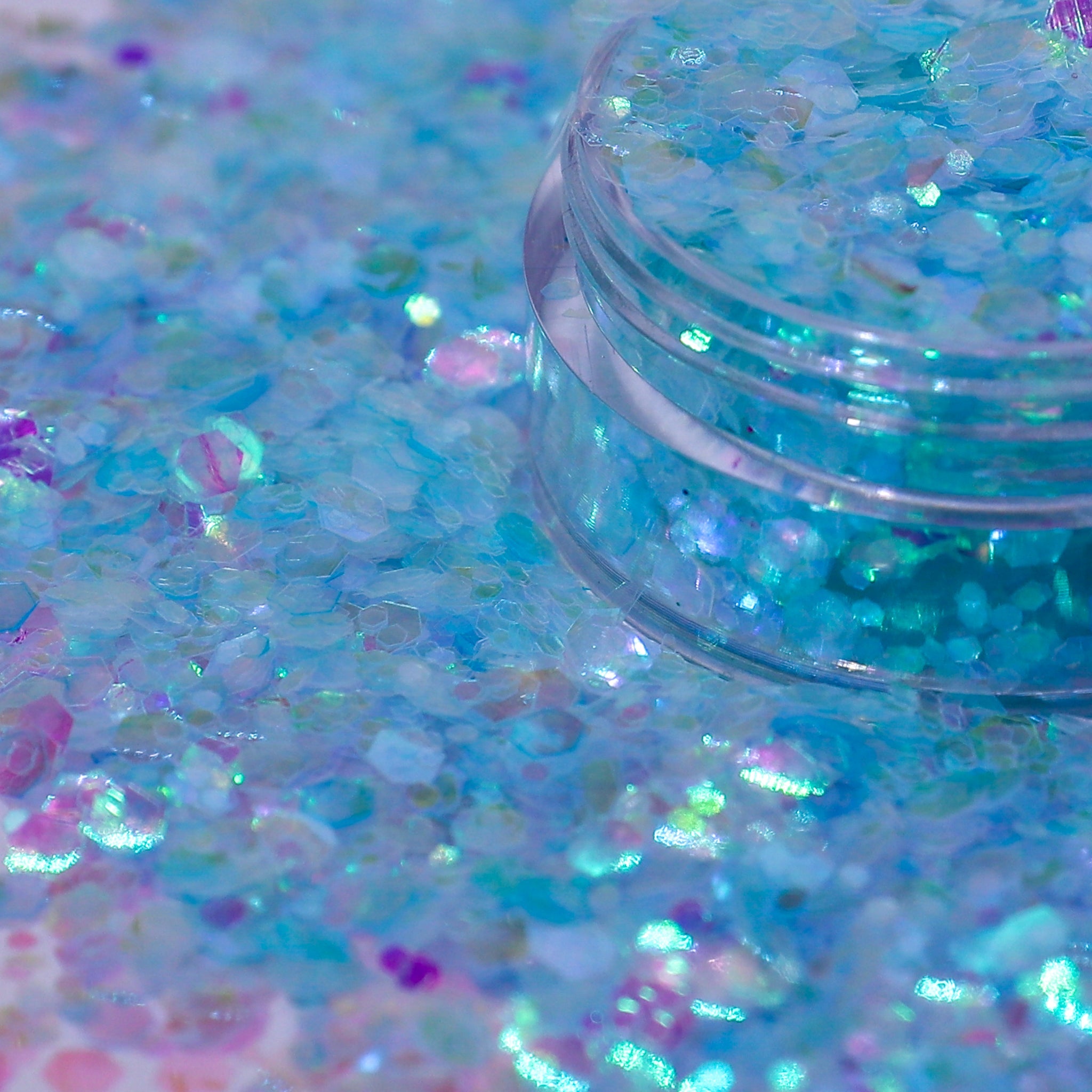 Breeze Pastel Blue iridescent Nail Glitter 5g