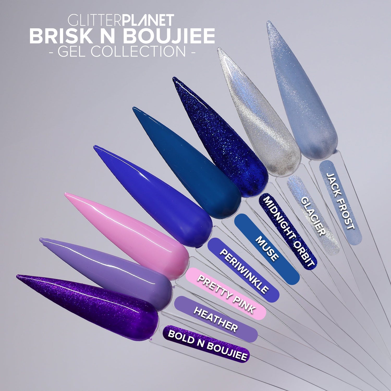 Brisk &amp; Bougie – 8 Piece Winter Gel Polish Collection