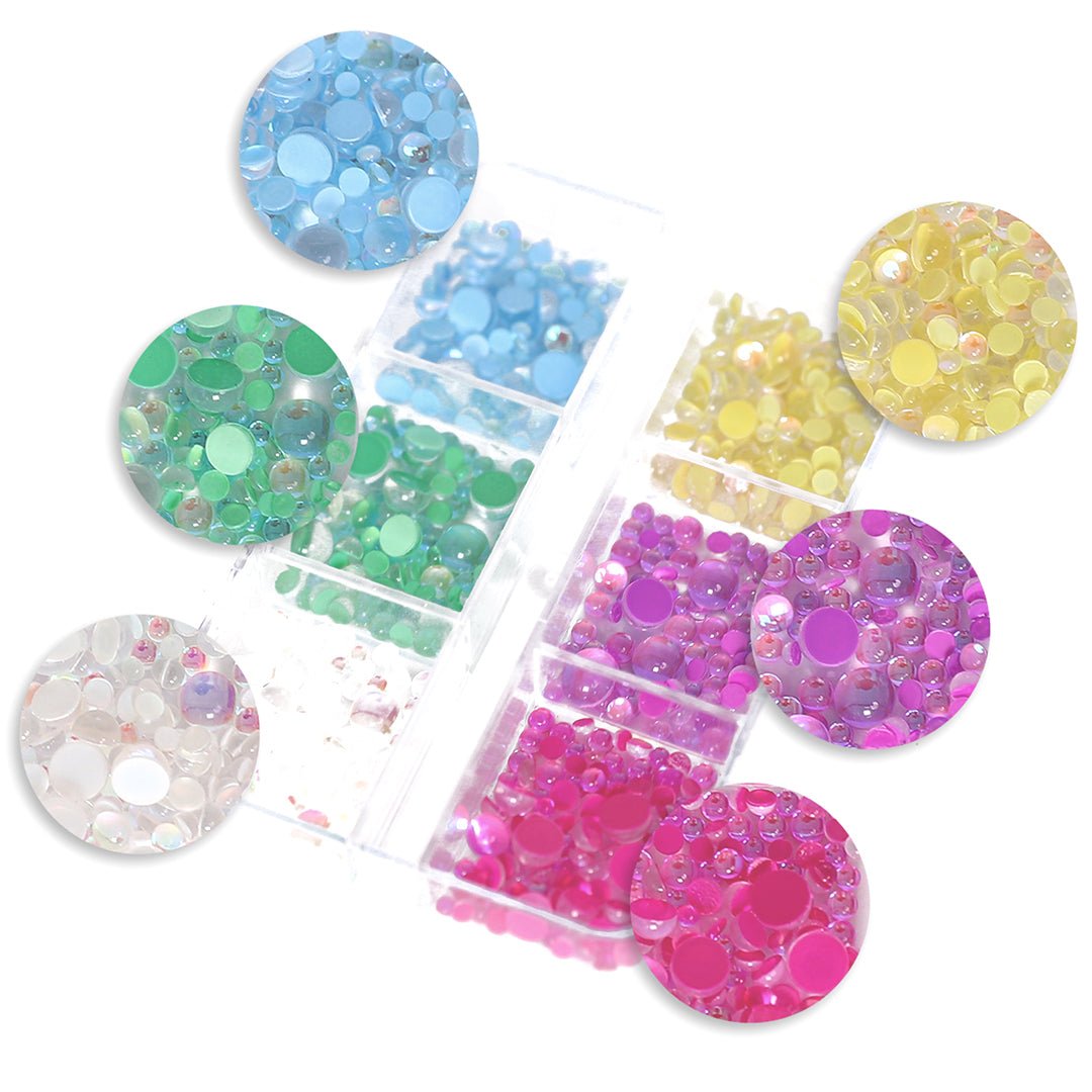 Bubble Nail Art Aurora Mermaid Pearl Charms