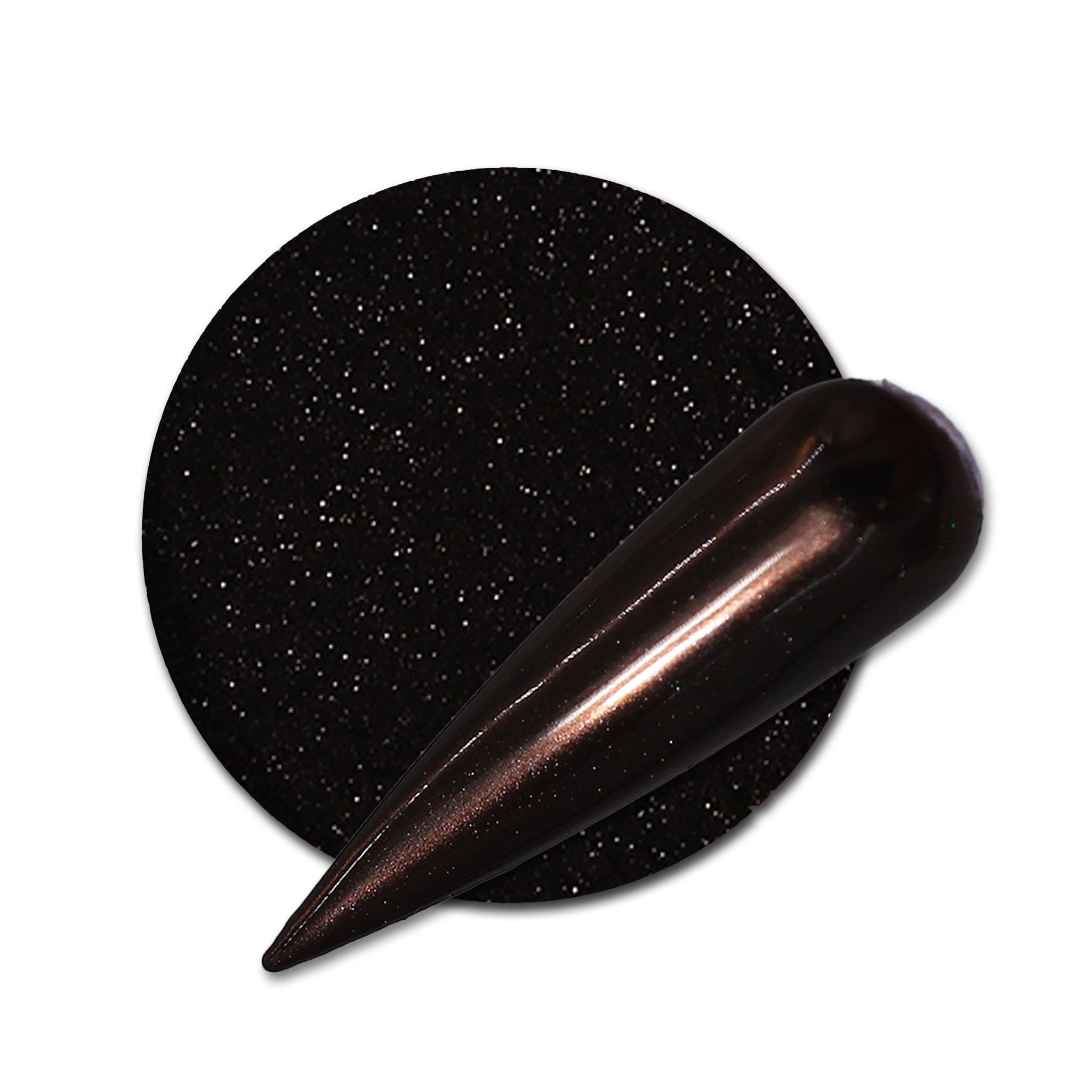 cappuccino - Brown Chrome Nail Pigment Powder