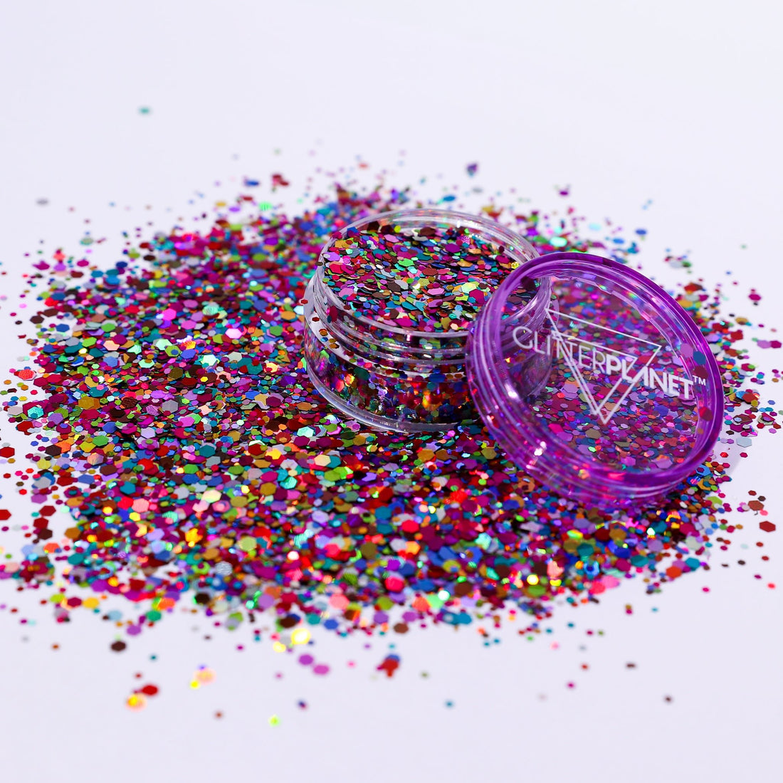 Carnival Multi colour Holographic Chunky Nail Glitter 5g