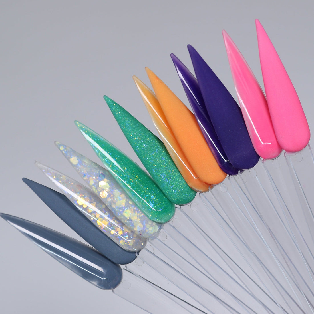 Nail Mate Skyline Blue Glow in the dark Acrylic Nail Powder