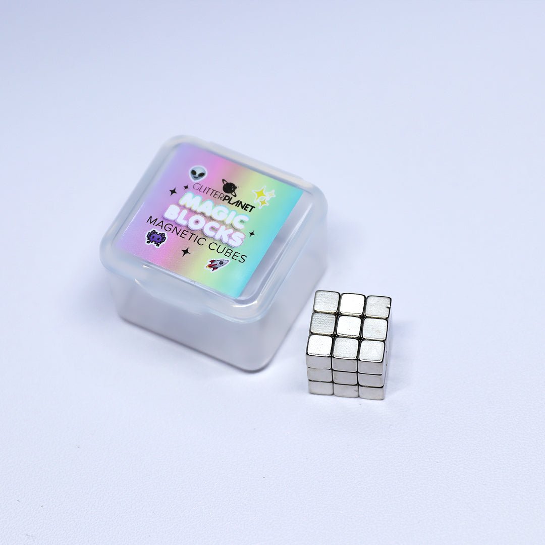 Square nail magnets for cat eye gel polish effects