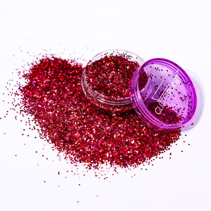 Dazzle Red Nail Glitter 5g