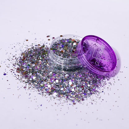 Dreamer | Silver Rainbow Nail Glitter