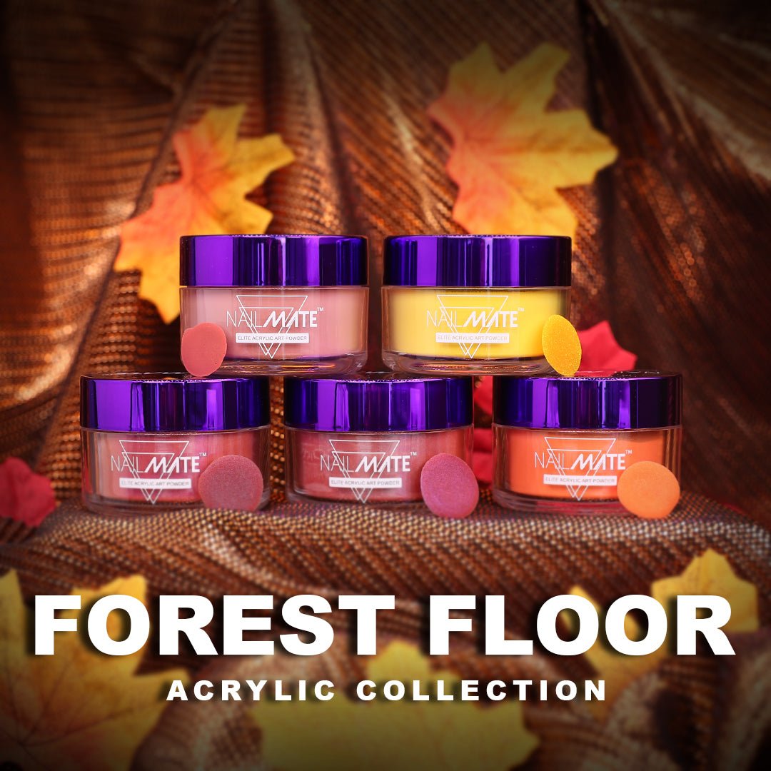Forest Floor Autumn Colour Acrylic Powder Set 5pcs