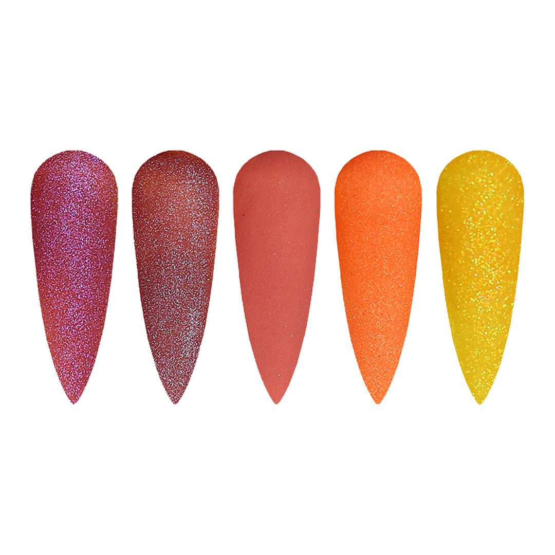 Forest Floor Autumn Colour Acrylic Powder Set 5pcs