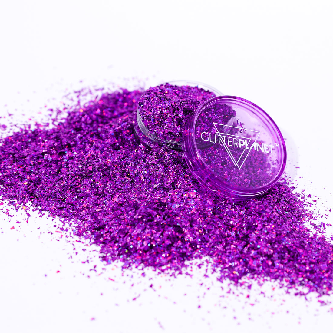 Purple Holographic Shards Nail Glitter 5g