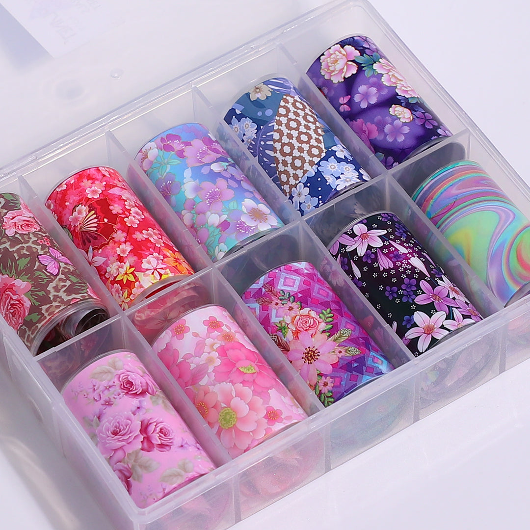 Nail Art Foil | Busy Florals Set 10pcs