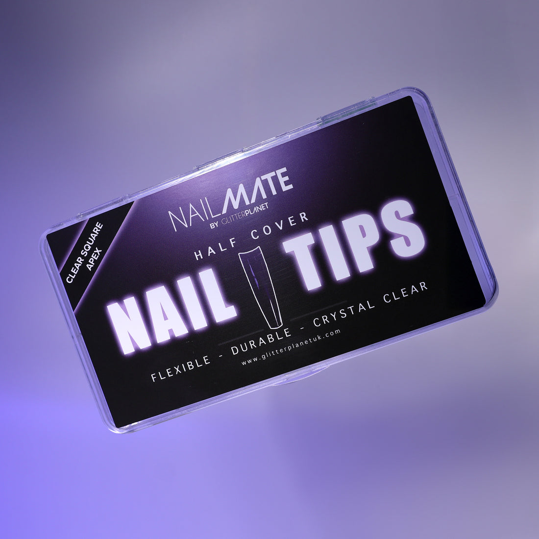 504pcs Long SQUARE Clear Apex Nail Tips