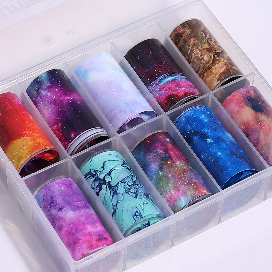 Nail Art Foil | Galaxy set 1 - 10pcs