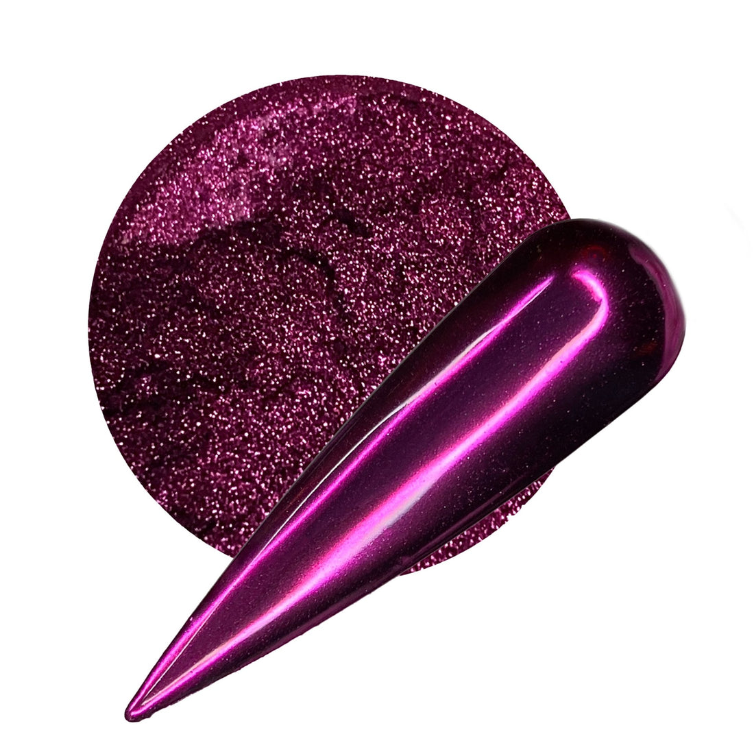 Hot Pink Mirror Chrome Powder
