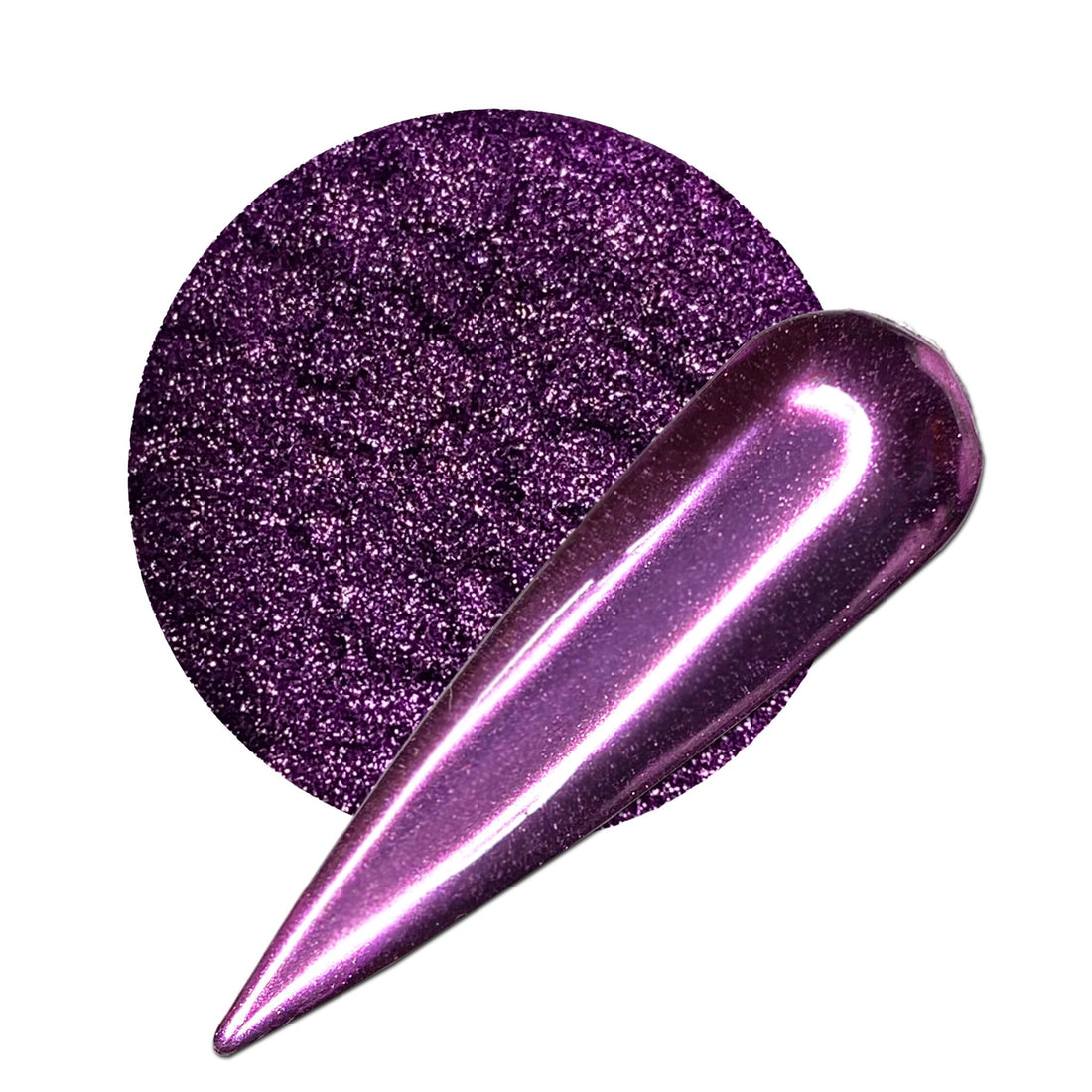 Glitter Planet Pink Metal Mirror Chrome Nail Art Powder