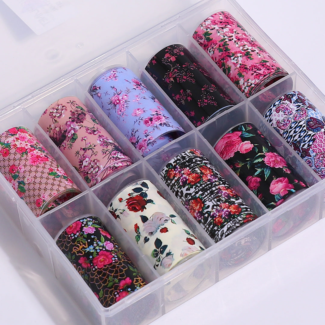 Nail Art Foil | Vintage Florals Set 10pcs