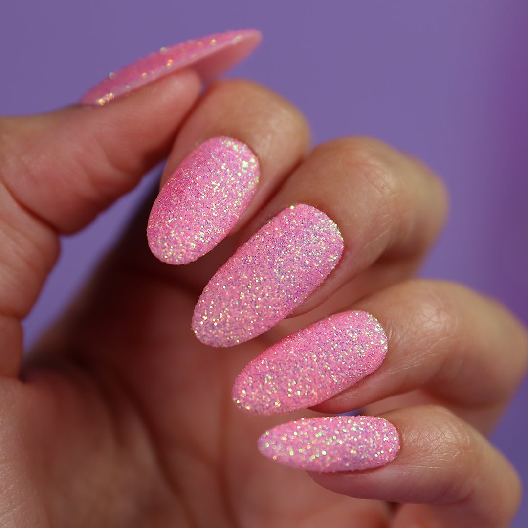 Golden Hour Baby Pink Iridescent Glitter