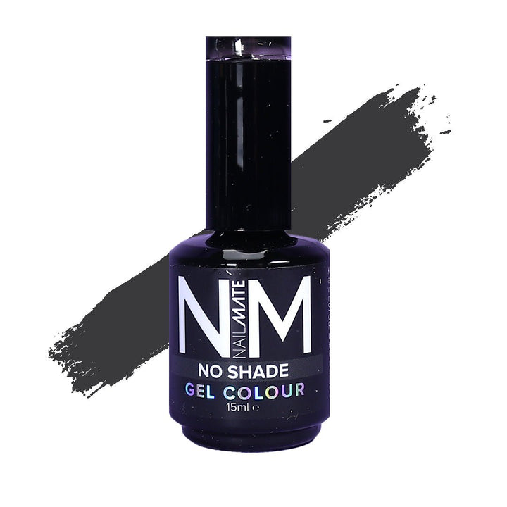 Nail Mate 'No Shade' Black Glass Gel Polish 15ml