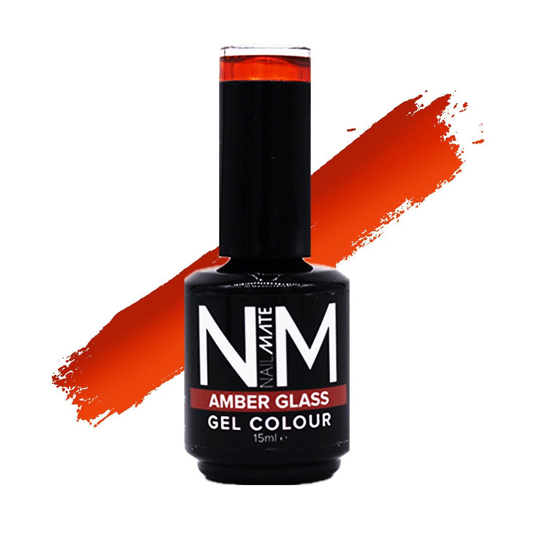Hema Free Deep Orange Glass Gel Amber Glass 15ml