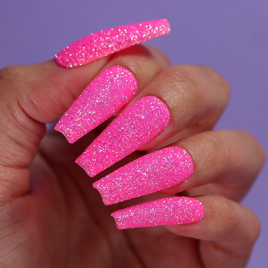 Hot Stuff Pink Iridescent Glitter