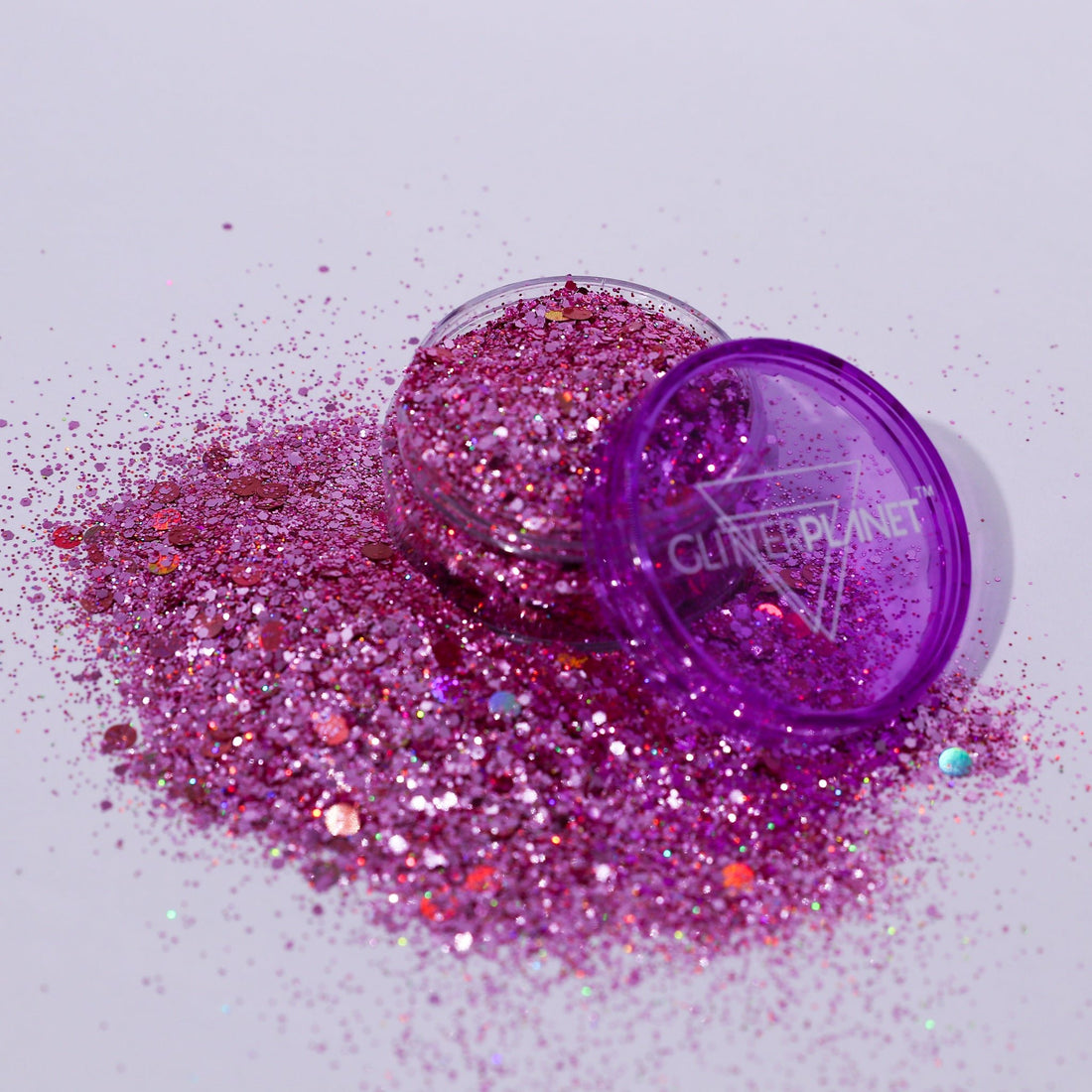 Laser lights Pink Holographic Nail Glitter 5g