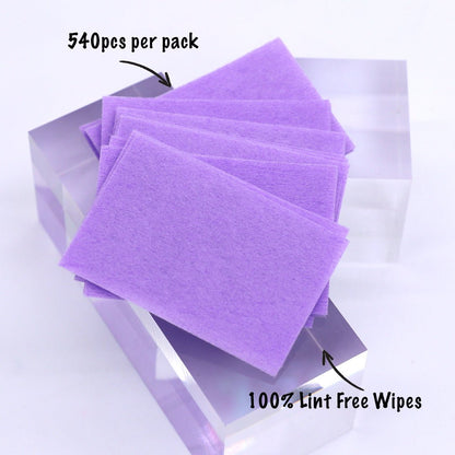 Lint Free Wipes lilac 540pcs