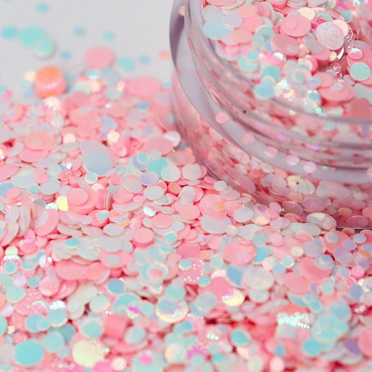 Lola Soft Pink Nail Glitter