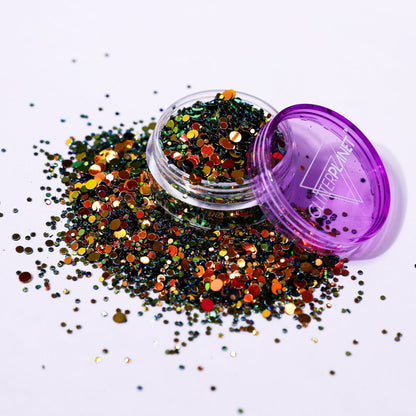 Loose Nail Glitter | Emerald Glow