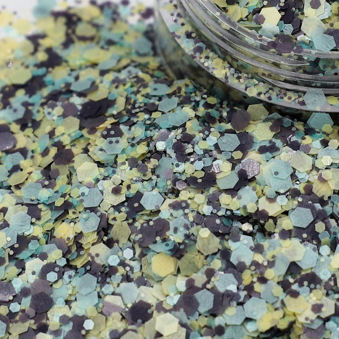 Loose Nail Glitter | Grey Scale