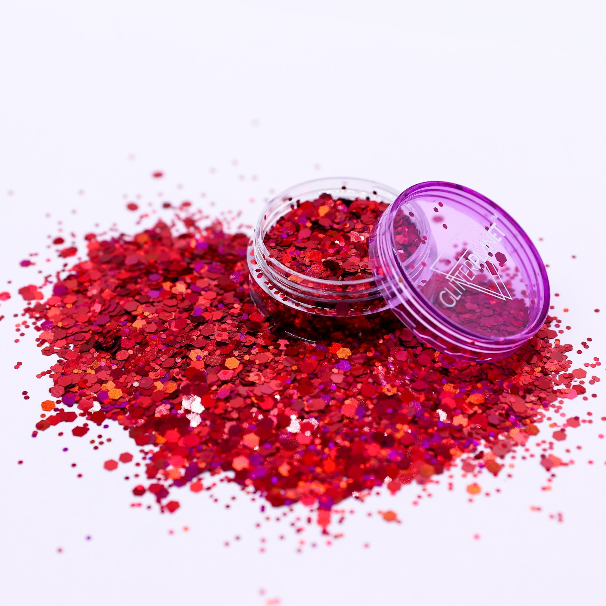 Loose Nail Glitter | Lady In Red