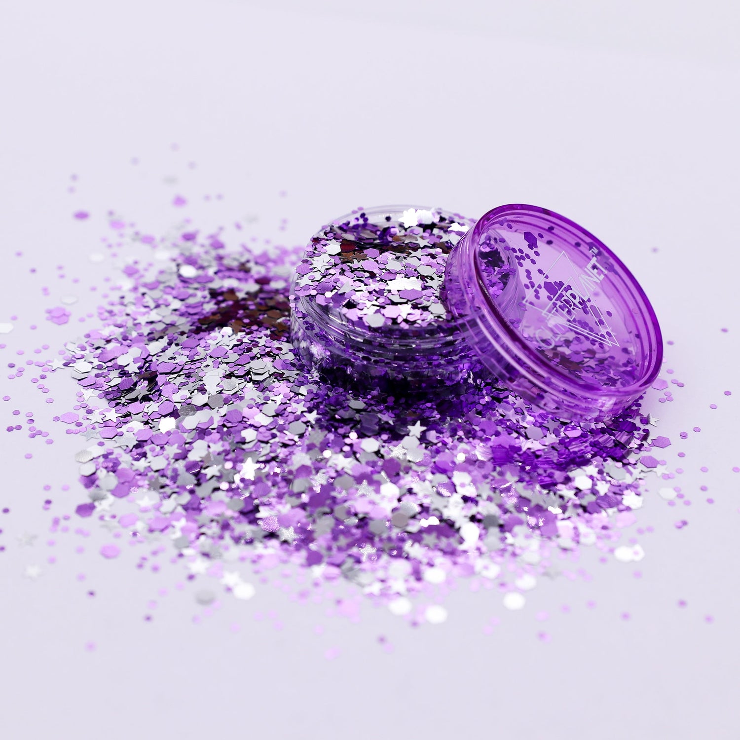 Loose Nail Glitter | Lavender Star