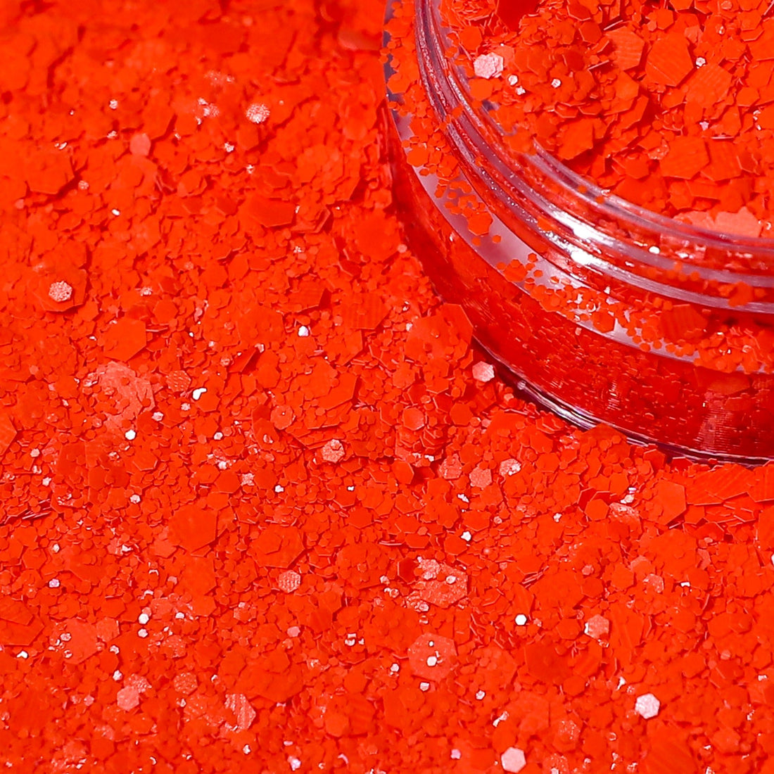 Loose Nail Glitter | Orange Delight