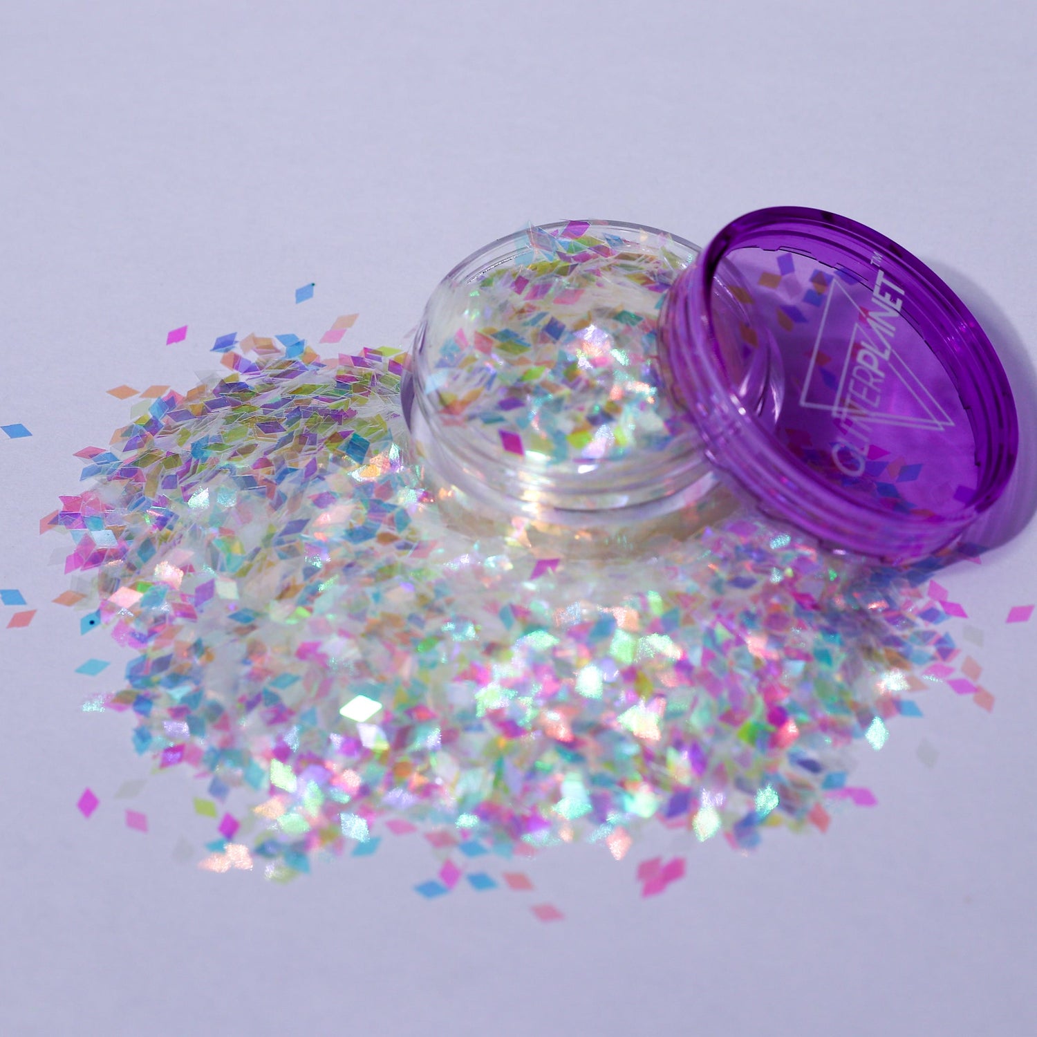 Loose Nail Glitter | Rainbow Diamonds 2mm