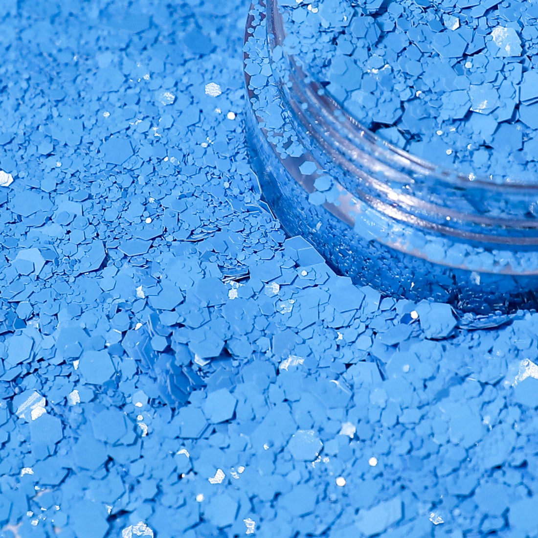 Loose Nail Glitter | Sky Blue Delight