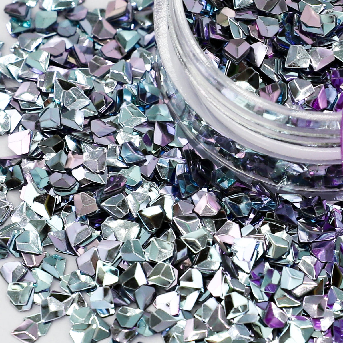 Loose Nail Glitter | Steel Gem