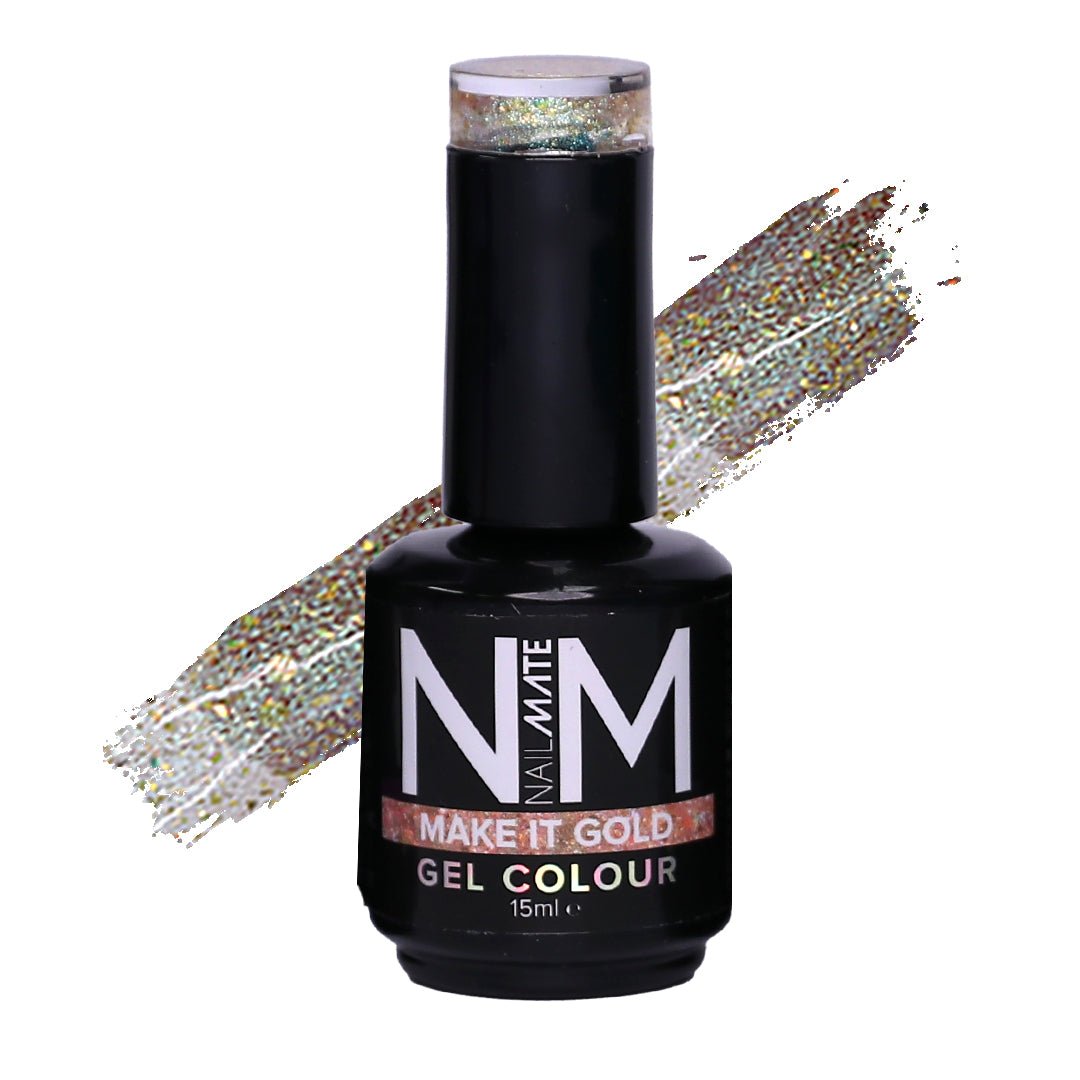 Make It Gold Glitter Gel Polish